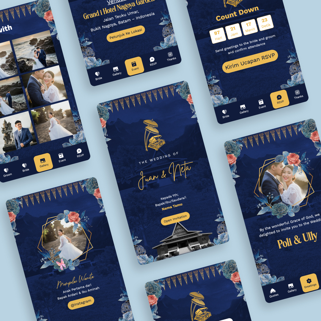 Gambar Contoh Undangan Digital Pekanbaru Harga Terjangkau dan Fitur Lengkap